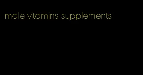 male vitamins supplements