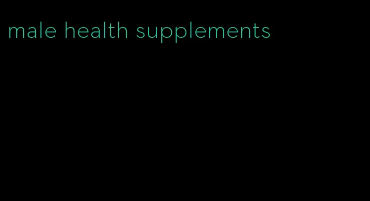 male health supplements