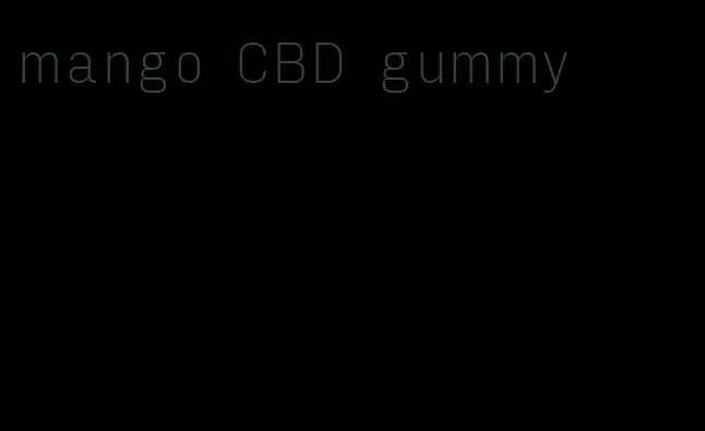 mango CBD gummy