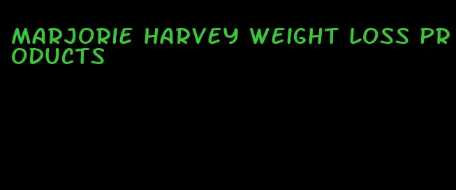 Marjorie Harvey weight loss products