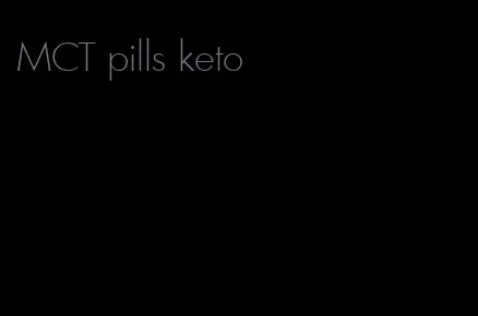 MCT pills keto