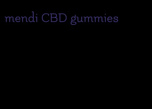 mendi CBD gummies