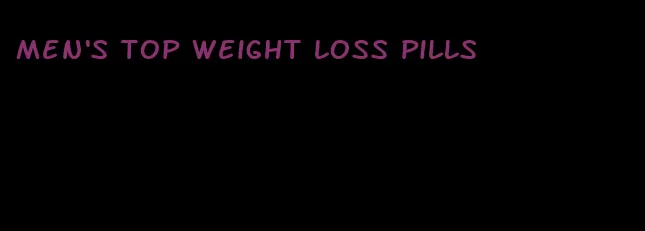 men's top weight loss pills