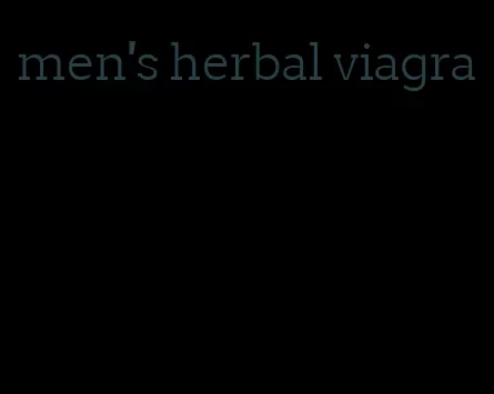 men's herbal viagra