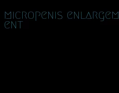 micropenis enlargement