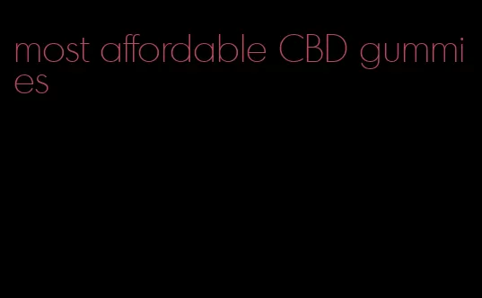 most affordable CBD gummies