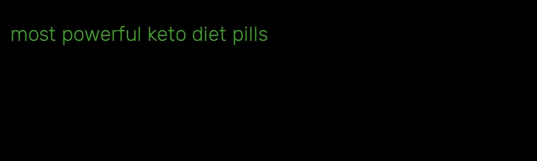 most powerful keto diet pills