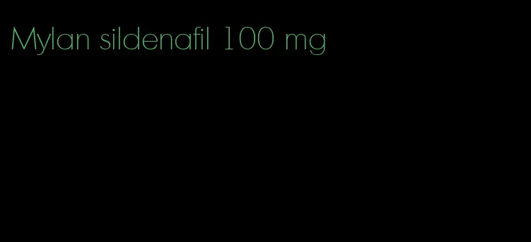 Mylan sildenafil 100 mg