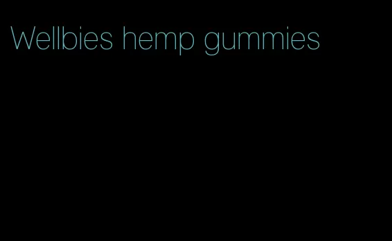 Wellbies hemp gummies