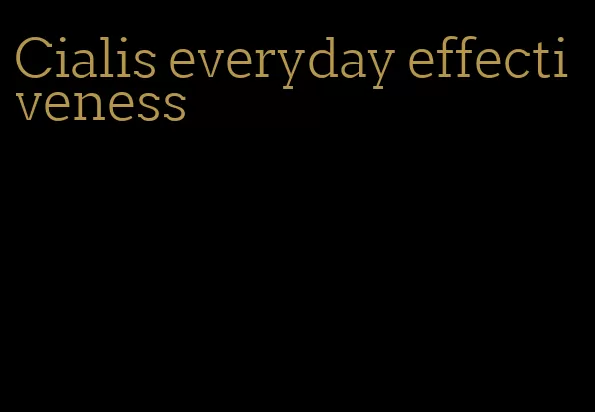 Cialis everyday effectiveness