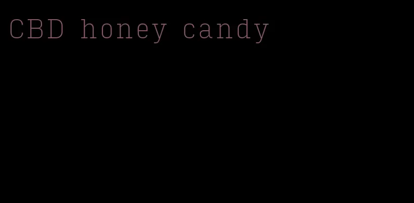 CBD honey candy