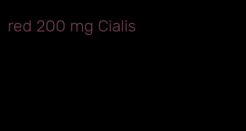 red 200 mg Cialis