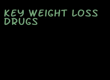 key weight loss drugs