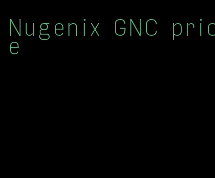 Nugenix GNC price