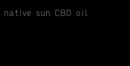 native sun CBD oil