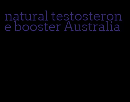 natural testosterone booster Australia