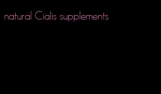 natural Cialis supplements