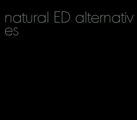 natural ED alternatives