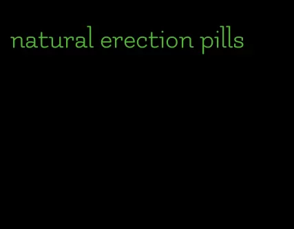 natural erection pills