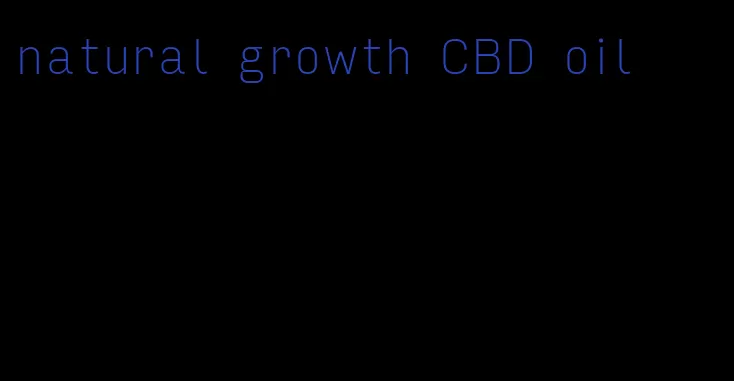 natural growth CBD oil