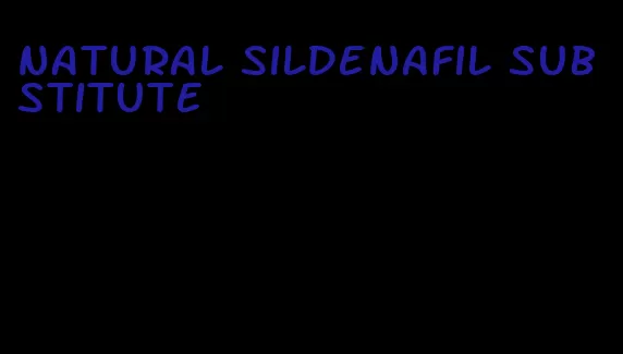 natural sildenafil substitute