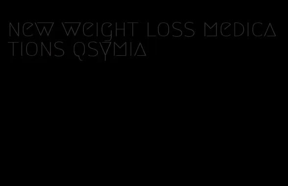 new weight loss medications qsymia