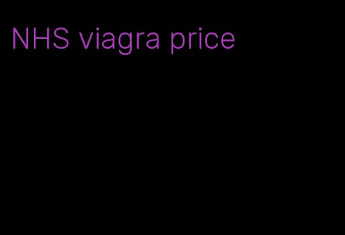 NHS viagra price