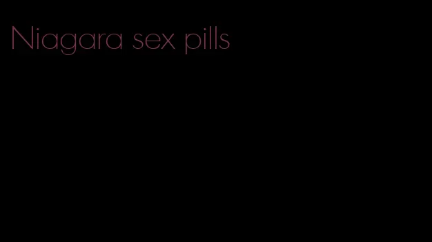 Niagara sex pills