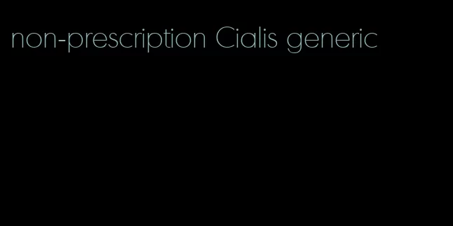 non-prescription Cialis generic