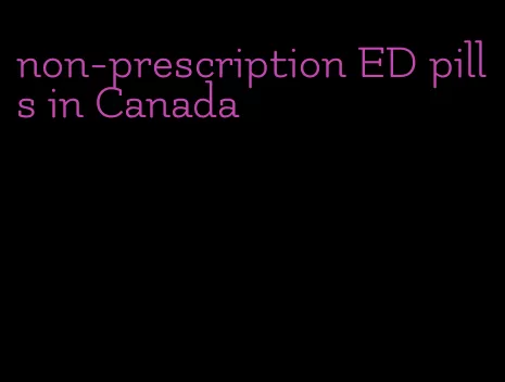 non-prescription ED pills in Canada