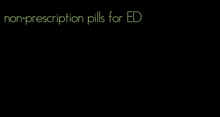 non-prescription pills for ED