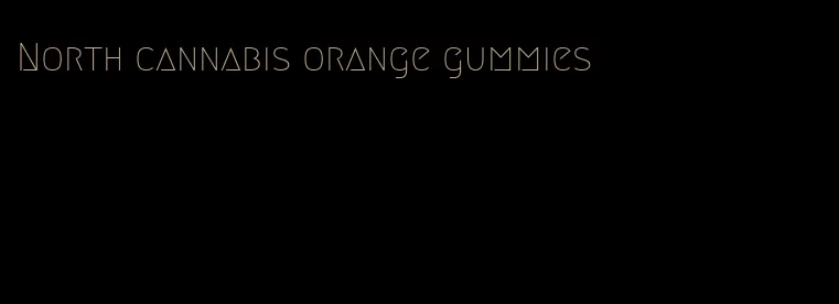 North cannabis orange gummies