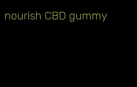 nourish CBD gummy