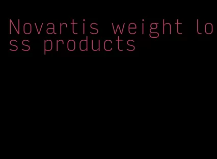 Novartis weight loss products