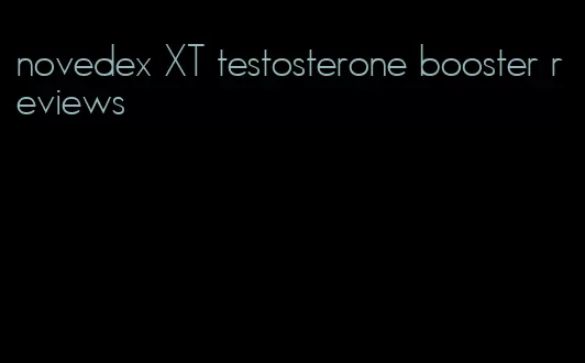 novedex XT testosterone booster reviews