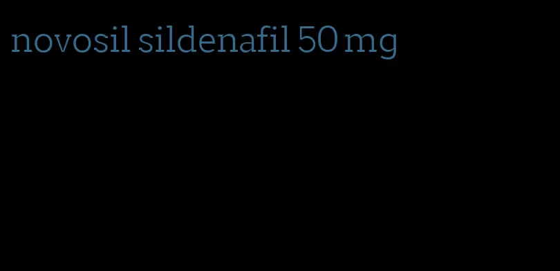 novosil sildenafil 50 mg