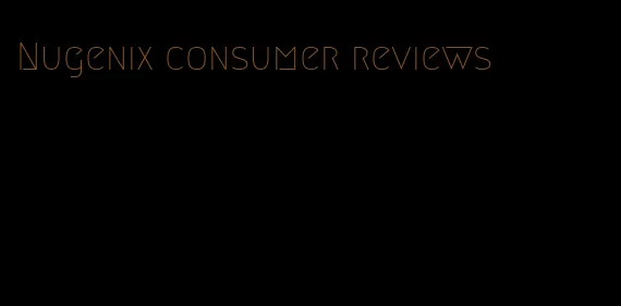 Nugenix consumer reviews