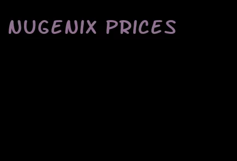 Nugenix prices