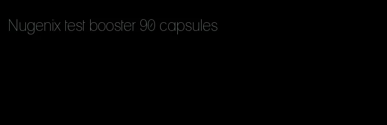 Nugenix test booster 90 capsules