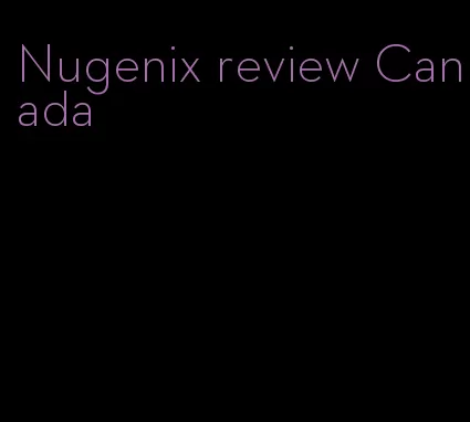 Nugenix review Canada