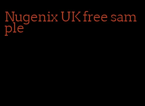 Nugenix UK free sample