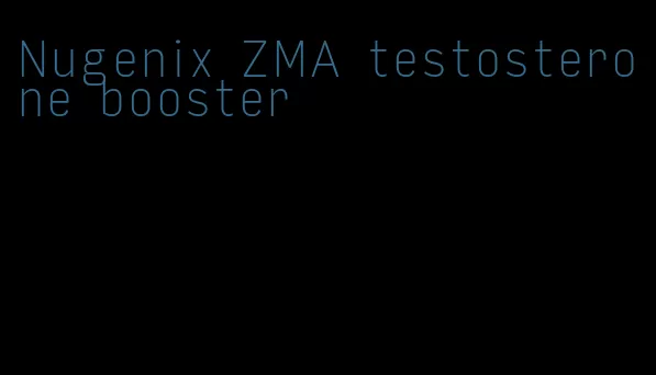 Nugenix ZMA testosterone booster