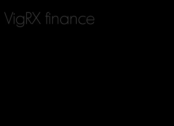 VigRX finance