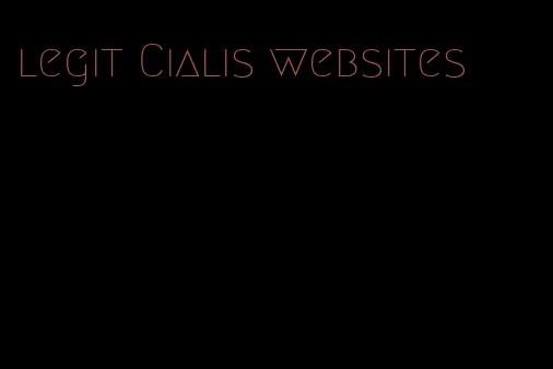 legit Cialis websites