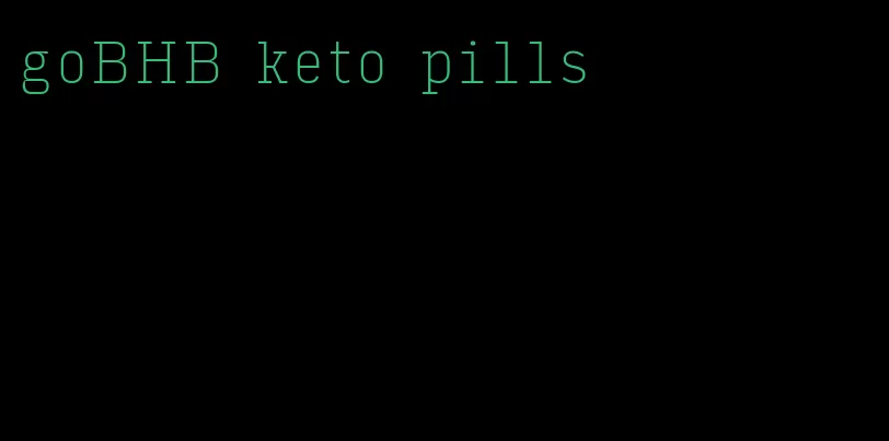 goBHB keto pills