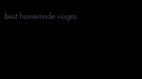 best homemade viagra