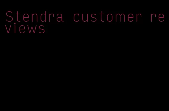 Stendra customer reviews