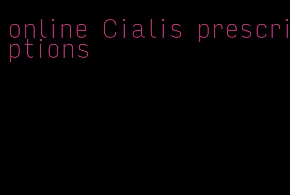 online Cialis prescriptions