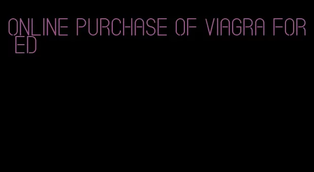 online purchase of viagra for ED