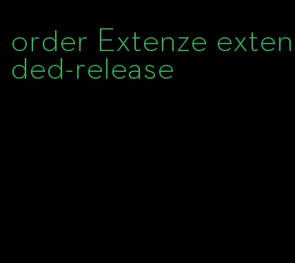 order Extenze extended-release